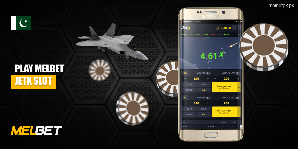 Exciting aviation-themed crash simulator JetX Melbet is particularly appealing to players in Pakistan