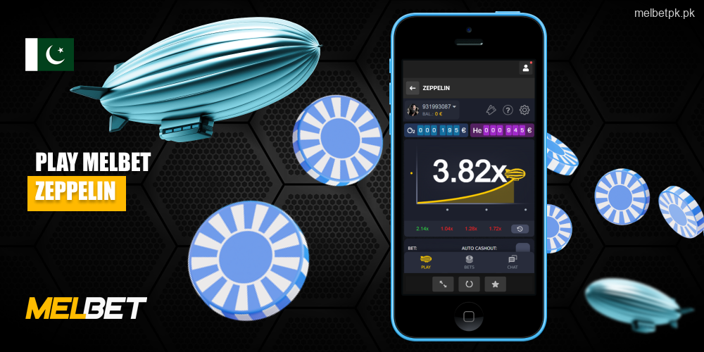 Zeppelin at Melbet Casino is a popular game in Pakistan due to its impressive graphics, exciting sound effects and the possibility of big wins and is available to play on both the website and mobile app